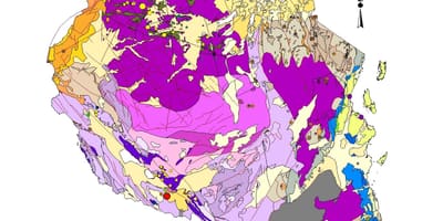 Kaart van tanzanië geologiese